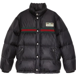 Gucci logo-patch padded jacket