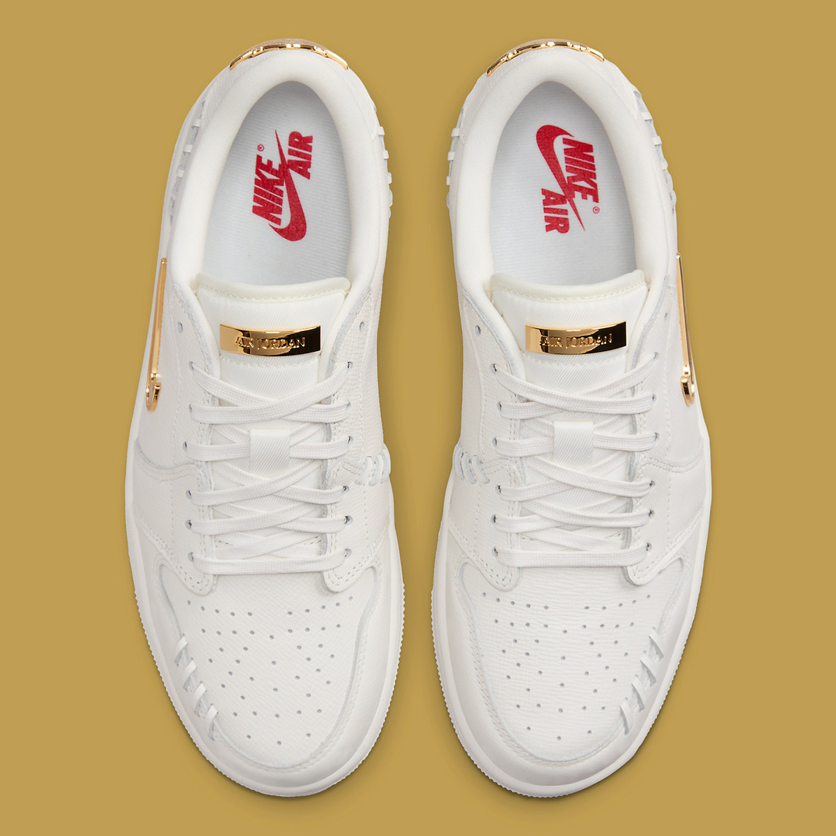 Air Jordan 1 Low Method Of Make Sail Metallic Gold Fn5032 100 7