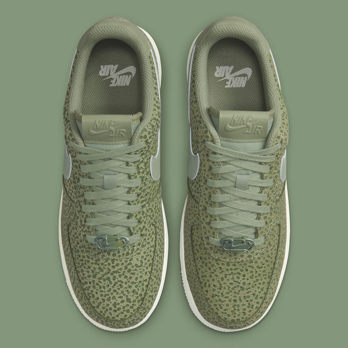 Nike Air Force 1 Low Womens Safari Oil Green Fv6519 200 4 614348