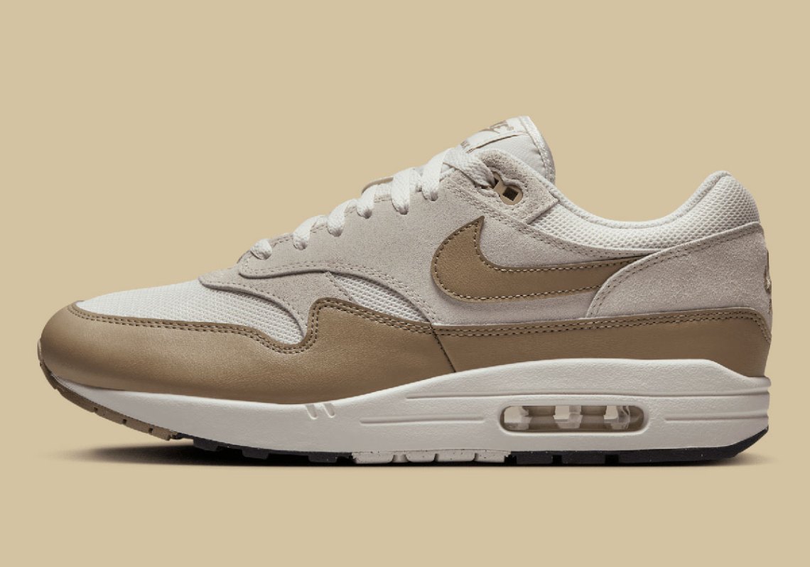 Nike Air Max 1 Phantom Khaki Light Orewood Brown Fz5808 001 