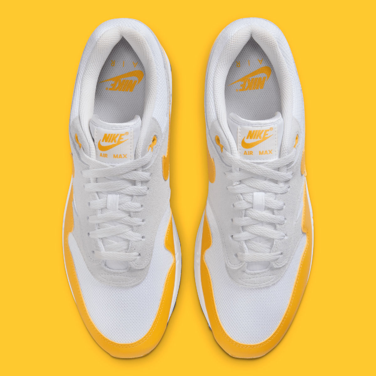 Nike Air Max 1 White University Gold Pure Platinum Fz5808 100 8