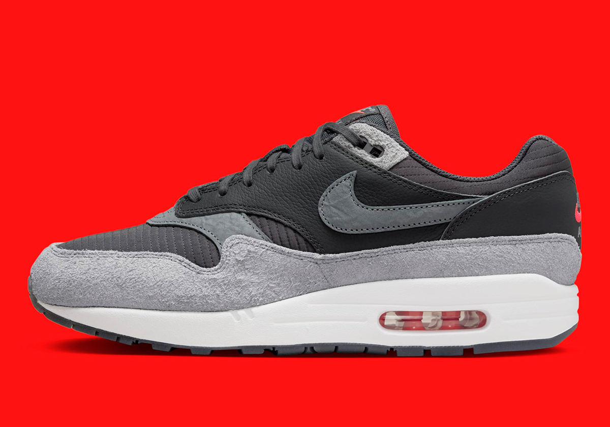 Nike Air Max 1 Dark Smoke Grey Flash Crimson Hj9292 070 6