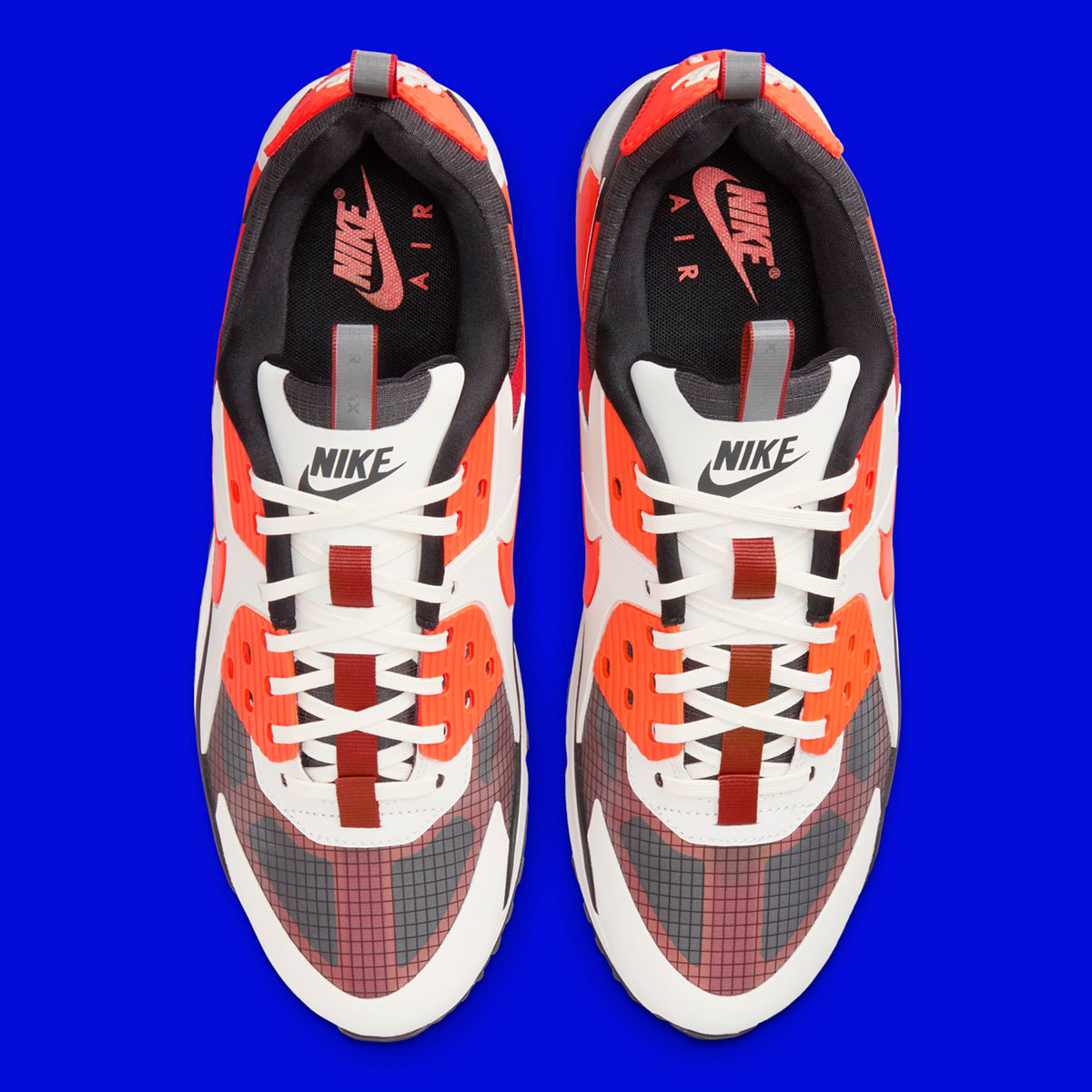 Nike Air Max 90 Draft Phantom Dark Smoke Grey Safety Orange Fb2877 004 3