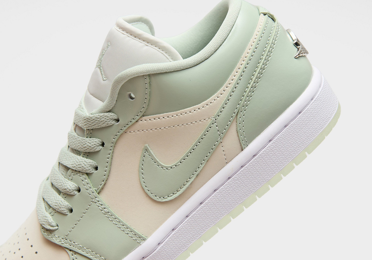 Air Jordan 1 Low Se Sail Seafoam Metallic Silver White Hf4078 100 3