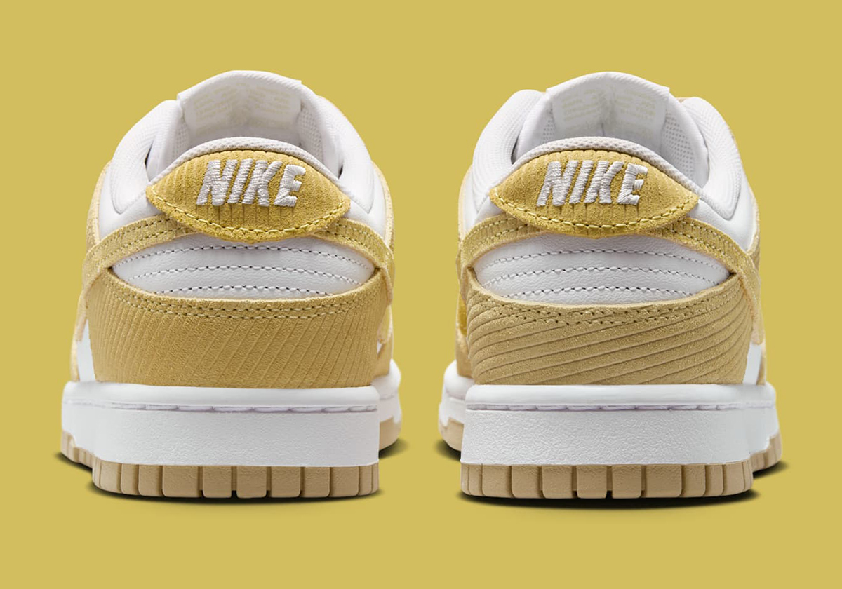 Nike Dunk Low Yellow Corduroy Fn7167 700 4