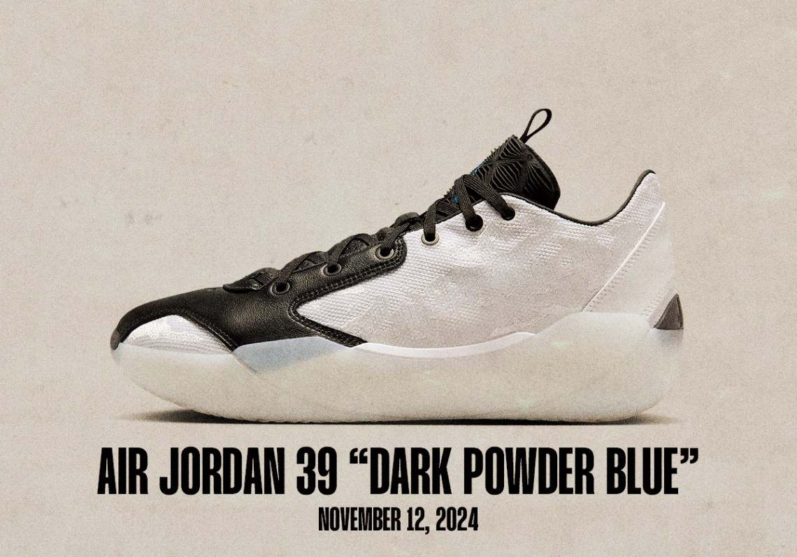 Sneaker Releases November 10 November 16 2024 Air Jordan 39 Dark Powder Blue