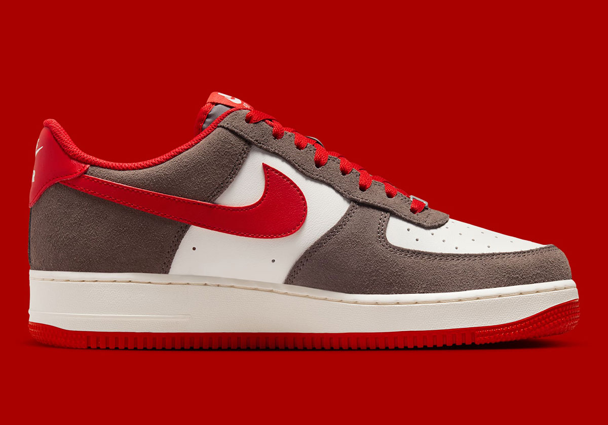 Nike Air Force 1 Low Brown Red Fq8714 201 7