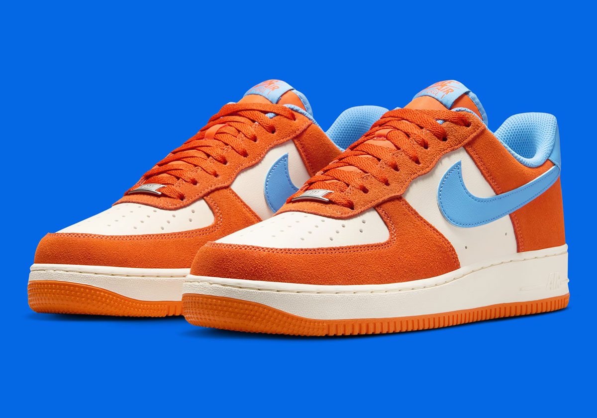 Nike Air Force 1 Low Safety Orange University Blue Fq8714 800 1