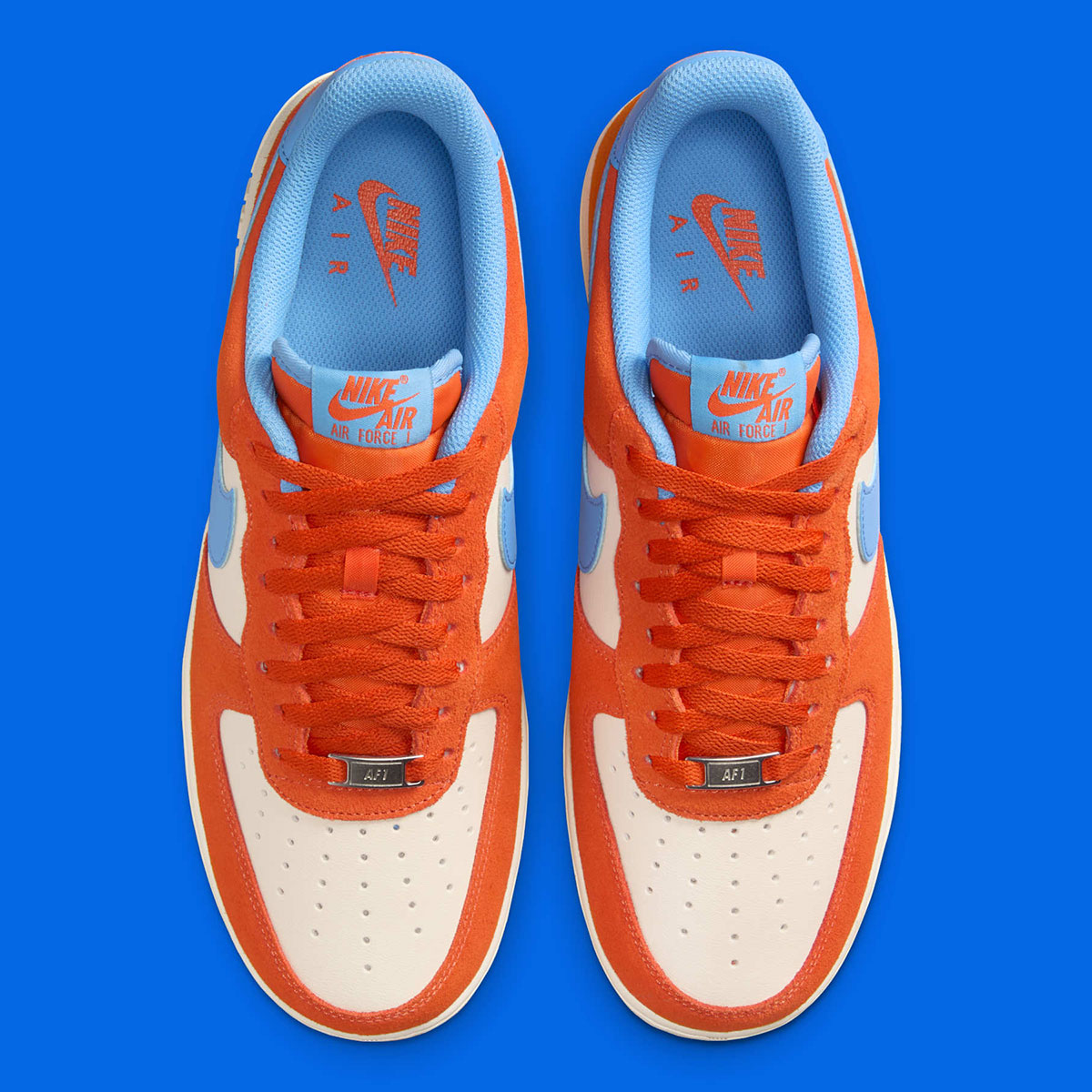 Nike Air Force 1 Low Safety Orange University Blue Fq8714 800 2