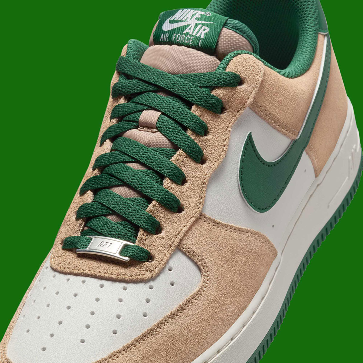 Nike Air Force 1 Low Tan Green Fq8714 203 5