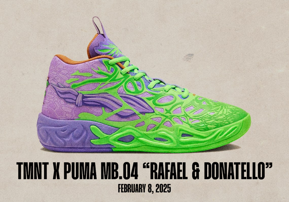 Sneaker Releases February 2 February 8 2025 Tmnt Puma Mb 04 Rafael And Donatello