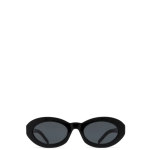 Saint Laurent Eyewear monogram-hinge oval-frame sunglasses