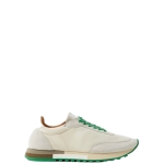 The Row Owen color-block mesh and suede
