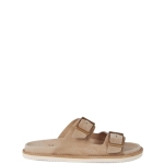 Brunello Cucinelli Washed suede urban slides