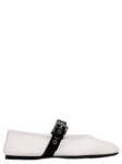 MIU MIU Mesh fabric ballerinas