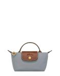 Le Pliage Green Pouch with handle Steel