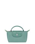 Le Pliage Green Pouch with handle Lagoon