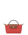 Le Pliage Green Pouch with handle Tomato
