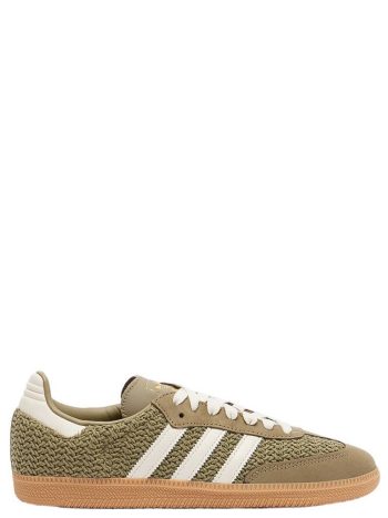 Adidas Samba OG leather-trimmed sneakers
