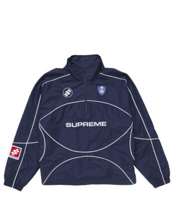Supreme Reflective Piping Pullover Navy