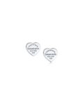 Return to Tiffany® Heart Tag Stud Earrings in Silver, Mini