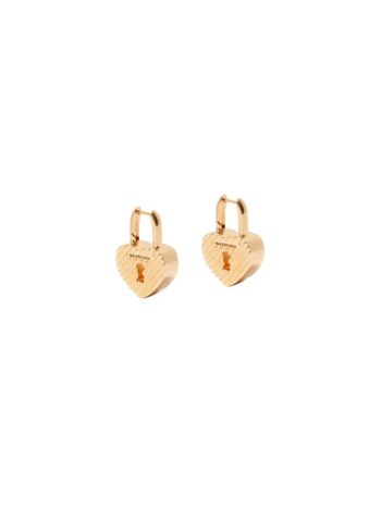 Balenciaga Romance Earrings in Brass