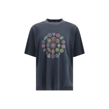 Balenciaga Black Cotton T-Shirt