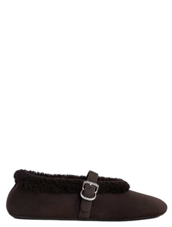 Alaïa Ballet Flats in Merino Shearling