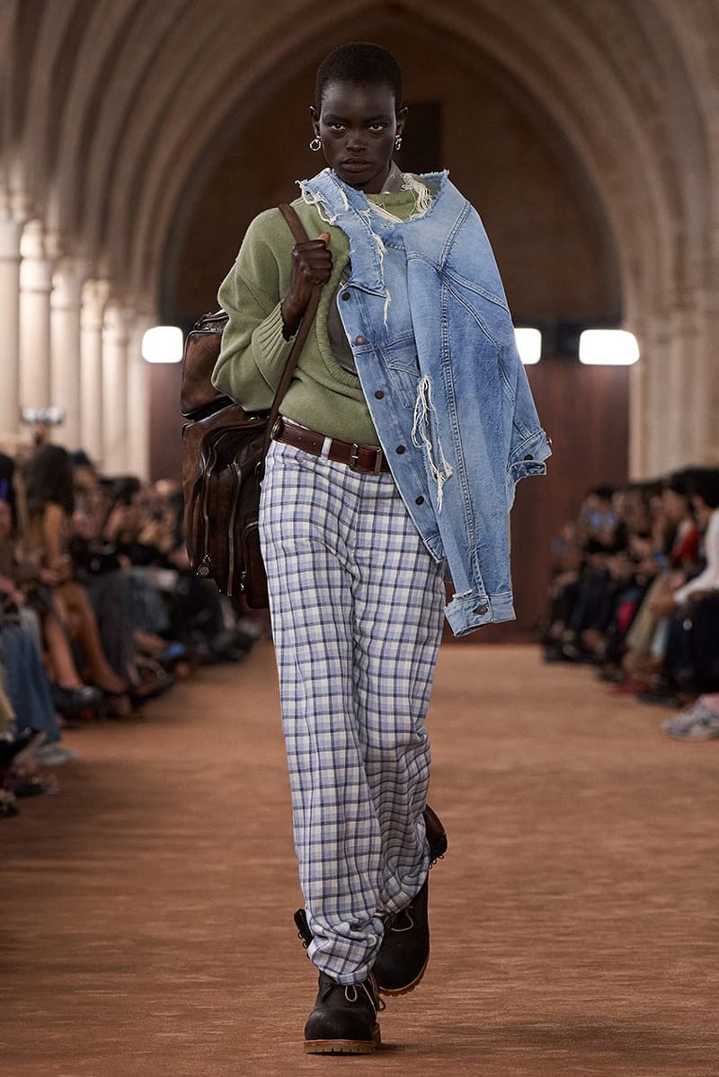 Acne Studios Goes To Work on Timberland's 6-Inch Boot collab collaboration paris fashion week runway ss26 robyn yung lean six in boots workwear release info price 