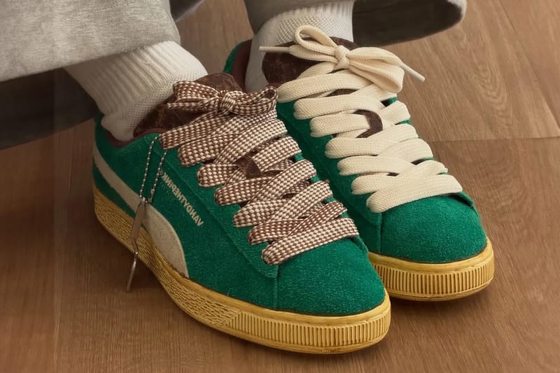 Best Sneaker Releases October 2025 Week 4 Zion Williamson Air Jordan 1 Low OG Voodoo Alternate UNDERCOVER OTW by Vans Old Skool 36 & Era 95 VandyThePink PUMA Suede Nike Kobe 9 Elite Low Protro Moonwalker New Balance MADE in USA 990v6 Driftwood & Dark Camo Martine Rose Nike Shox MR4 Palace Nike Total 90 III AURALEE New Balance T500 Nike LeBron 23 Grand Opening Air Jordan 4 Hemp
