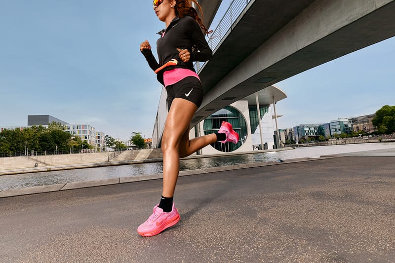 zalando nike stride haus berlin marathon event pop up activation installation Jun Mayers and Noemi Braun immersive designers Vomero Plus Pegasus Premium Structure 26 footwear performance wear sneakers running long distance
