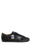 Golden Goose Women's True-Star in black suede with Swarovski crystals and black leather star