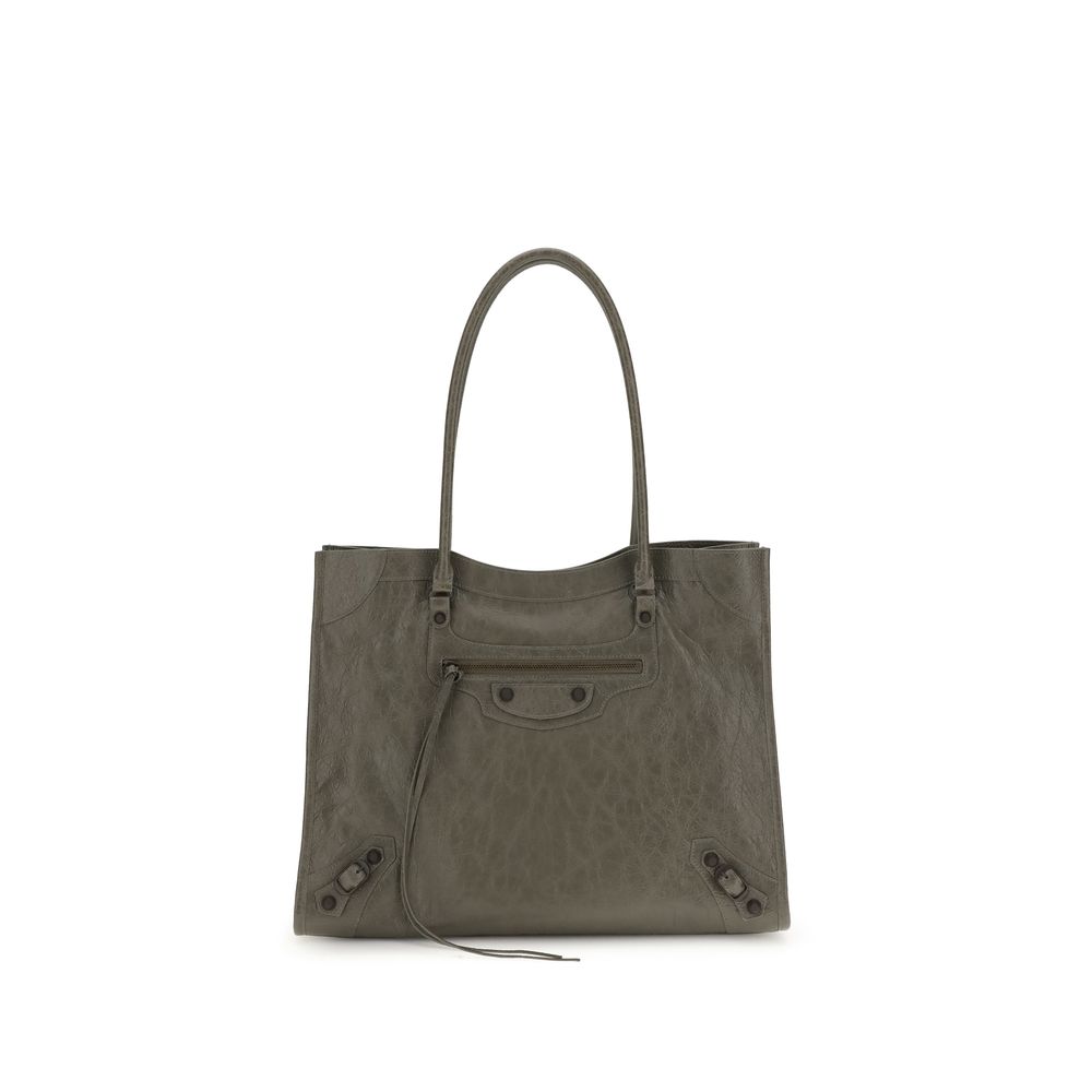 Balenciaga Bicolor Lamb Ovis Aries Aries Shoulder Bag