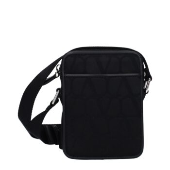 Valentino Garavani Black Fabric Crossbody Bag