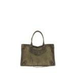 Balenciaga Bicolor Calf Leather Bos Taurus Shoulder Bag