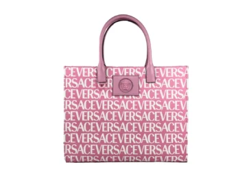 Versace Medusa Large Canvas Large Tote Bag Baby Pink