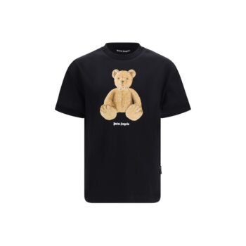 Palm Angels Black Cotton T-Shirt