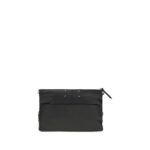 Maison Margiela Black Calf Leather Bos Taurus Clutch Bag