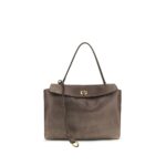 Balenciaga Gray Lamb Ovis Aries Aries Shoulder Bag