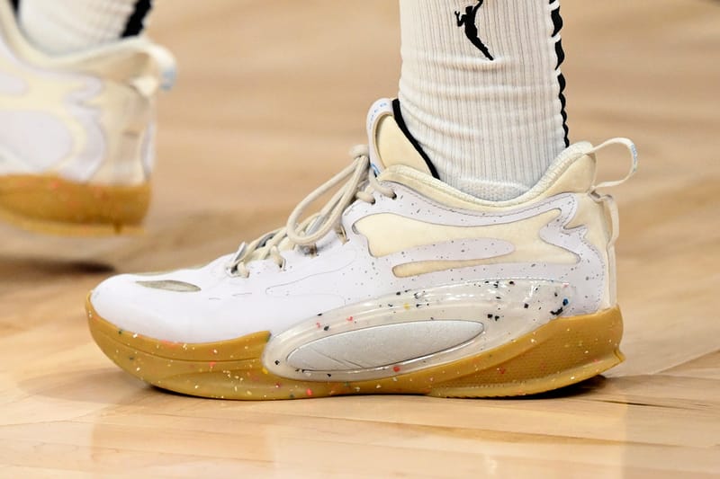 NBA and WNBA Signature Shoe List 2026 Aaron Gordon 361 AG 6 A’ja Wilson Nike A’Two Andrew Wiggins Peak AW4 Angel Reese Reebok Angel Reese 1 Anthony Edwards adidas Anthony Edwards 2 Austin Reaves Rigorer AR3 Breanna Stewart PUMA Stewie 5 Damian Lillard adidas Dame X De’Aaron Fox Under Armour Curry Fox 2 Devin Booker Nike BOOK 2 Donovan Mitchell adidas D.O.N. Issue #7 Giannis Antetokounmpo Nike Zoom Freak 8 Ja Morant Nike Ja 3 Jacy Sheldon Holo JS:01 James Harden adidas Harden Vol. 10 Jaylen Brown 741 Performance Rover Jayson Tatum Jordan Tatum 4 Jimmy Butler Li-Ning JB4 Joel Embiid Skechers SKX JE1 JuJu Watkins Nike LeBron NXXT Gen by JuJu Kawhi Leonard New Balance KAWHI V Kevin Durant Nike KD19 Klay Thompson ANTA KT 11 Kyrie Irving ANTA KAI 3 LaMelo Ball PUMA MB.05 LeBron James Nike LeBron 23 Luka Dončić Jordan Luka 5 Nikola Jokić 361 Joker 2 Sabrina Ionescu Nike Sabrina 4 Scoot Henderson PUMA Scoot Zeros III Shai Gilgeous-Alexander Converse SHAI 001 Lux Stephen Curry Under Armour Curry 13 Tyrese Haliburton PUMA Hali 1
