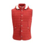 Brunello Cucinelli Multicolor Polyester Sleeveless Jacket