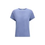 Brunello Cucinelli Blue Nylon T-Shirt
