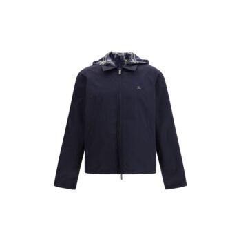 Burberry Blue Polyester Rain Coat