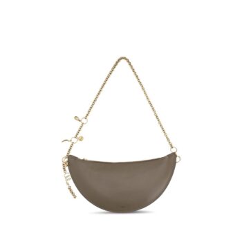 Chloé Gray Calf Leather Bos Taurus Shoulder Bag
