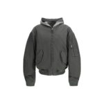 Balenciaga Gray Cotton Bomber