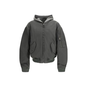 Balenciaga Gray Cotton Bomber