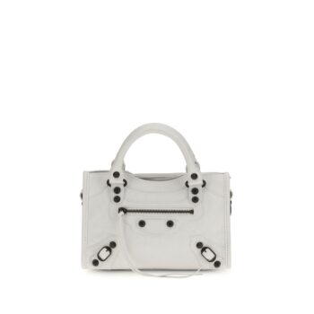 Balenciaga White Lamb Ovis Aries Aries Handbag