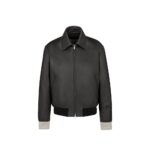 Dior Black Calfskin Leather Jacket