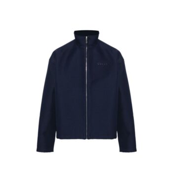 Gucci Blue Marabou Full-Length Jacket