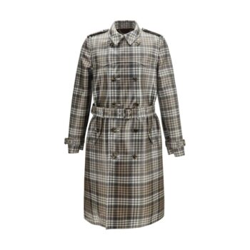 Burberry Brown Polyester Trench Coat